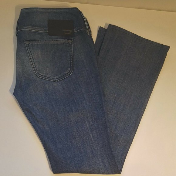 Diesel Cherock Medium Wash Low Rise Boot Cut Jeans - Picture 2 of 6